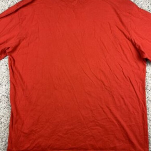 RLX Polo Sport Ralph Lauren Men’s XXL T Shirt Orange Long Sleeve Crew Neck - Picture 7 of 7